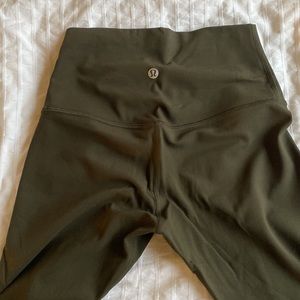 Lululemon align leggings olive size 4 25 inch